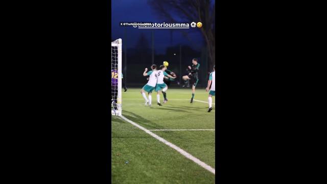 Conor McGregor's shameless tackle on football field