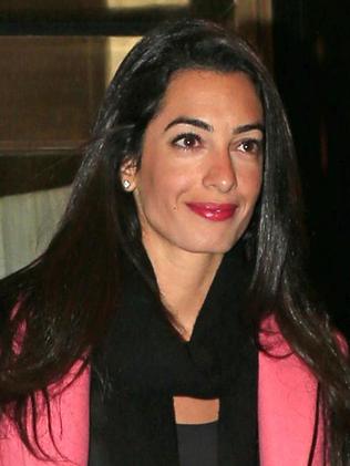 Amal Alamuddin. Picture: Splash News