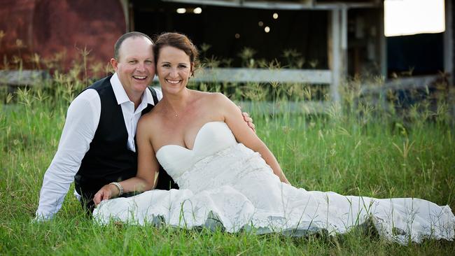 Bill and Diane Craig Curra wedding in Gympie in 2016.