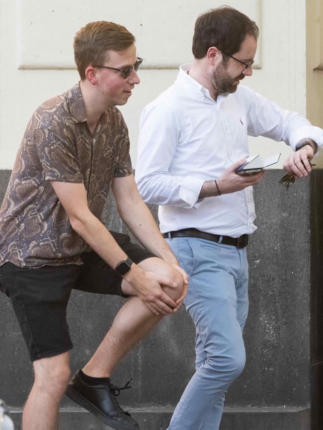 Nick Staikos (right), member for Bentleigh and member of Labor's left faction. Picture: Tony Gough