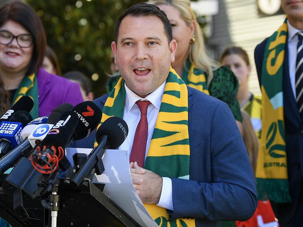 James Johnson’s remarks before the Matildas headed to Paris were alarming. Picture: Mark Brake/Getty Images