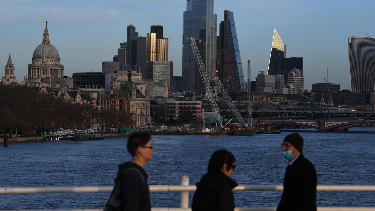 London is now in a Tier 4 lockdown, thanks to the new strain. Picture: Daniel Leal-Olivas/AFP