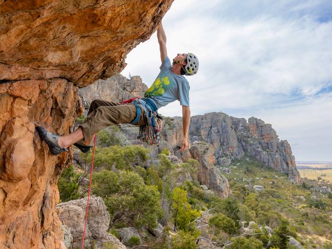 Jeremy Frost 23Fury as Parks Victoria bans rock climbing at Mount Aarapiles after secret surveys - The Victorian government is set to ban rock climbing at AustraliaÃs most significant site after a four-year secretive process to probe cultural heritage. Picture: Jason Edwards