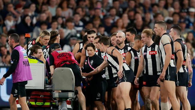 Jeremy Howe requires a second stint in hospital. Picture: Dylan Burns/AFL Photos via Getty Images