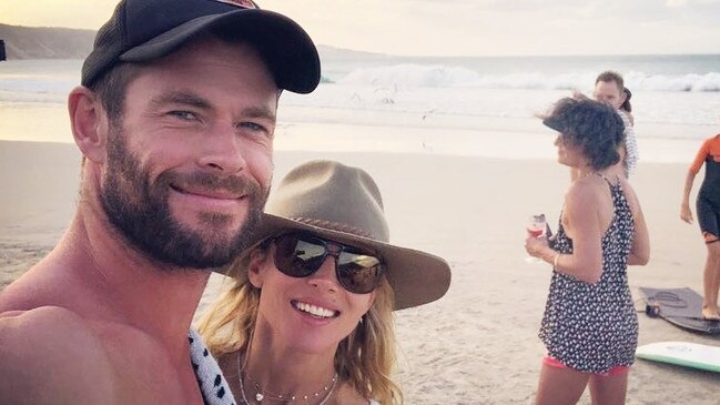 Chris Hemsworth and his wife Elsa Pataky often promote Australian travel to a global audience on their social media account. Picture: Instagram