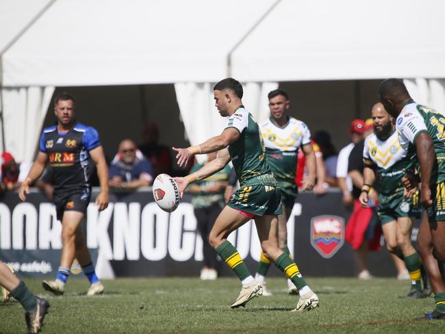 Koori Knockout - Day 4 Mens Semi Final Bourke Warriors v Nanima Common Connection Monday, 7 October 2024 Hereford St, Bathurst NSW 2795, Australia, Picture Warren Gannon Photography