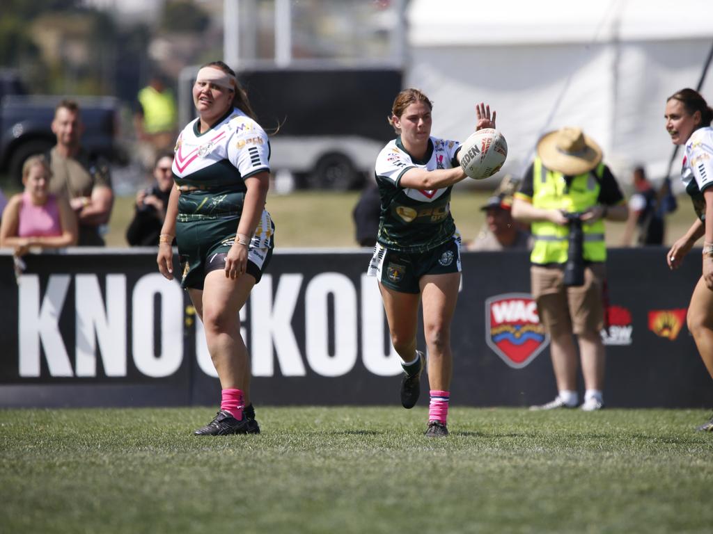 Koori Knockout - Day 4 Womens GF Redfern All Blacks v Bourke Warriors Monday, 7 October 2024 Hereford St, Bathurst NSW 2795, Australia, Picture Warren Gannon Photography