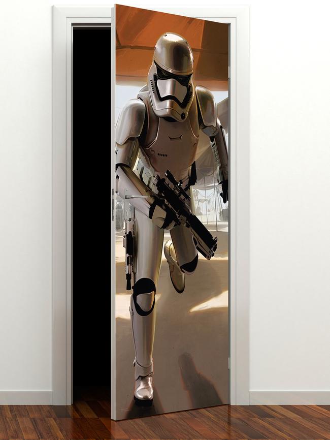 Storm Trooper wall mural.