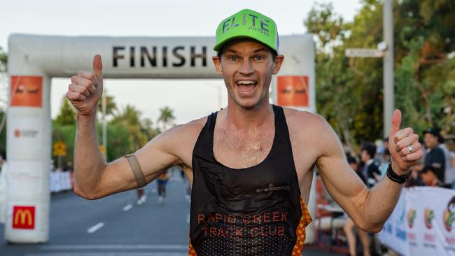 Tim Hewitt blitzed the field to take out his sixth NT City2Surf title. Picture: Pema Tamang Pakhrin.