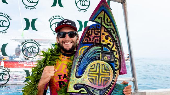 Wright is back in winning form after his accident. Picture: Kelly Cestari/WSL via Getty Images.