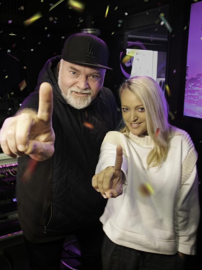 KIIS FM’s Kyle Sandilands and Jackie O.