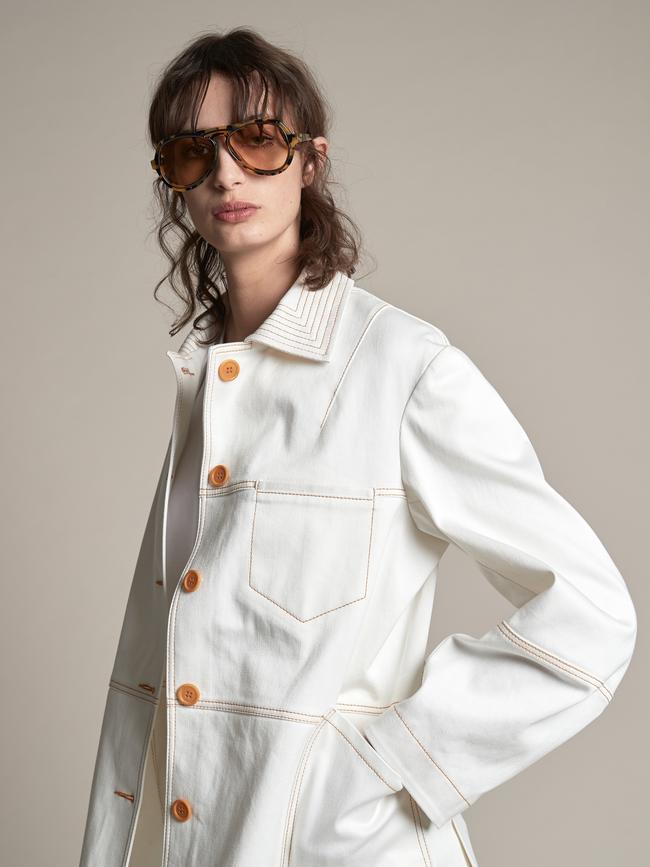 A jacket from the Outland Denim X Karen Walker collection.