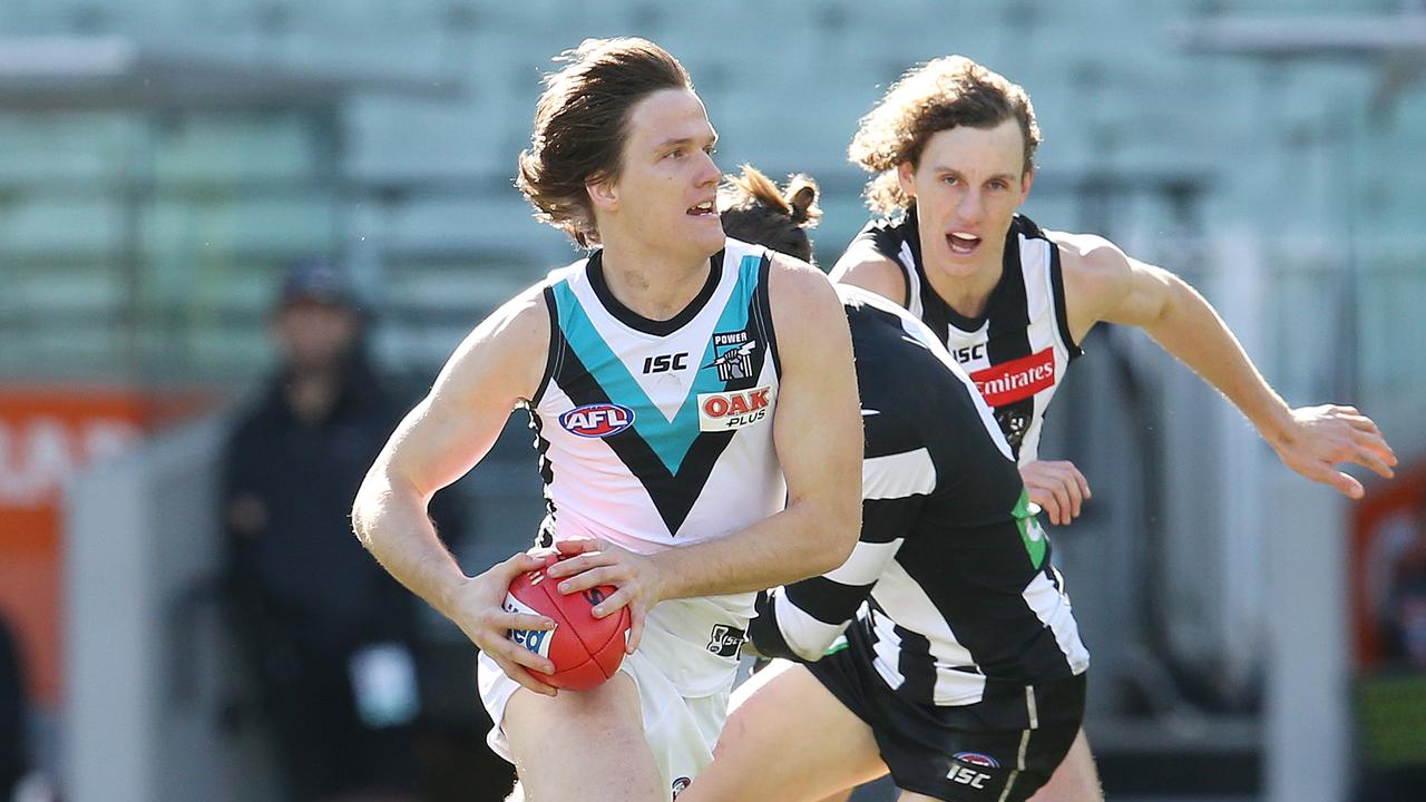 St Kilda’s offer is “nowhere near” North Melbourne’s play for Jared Polec. Picture: Michael Klein