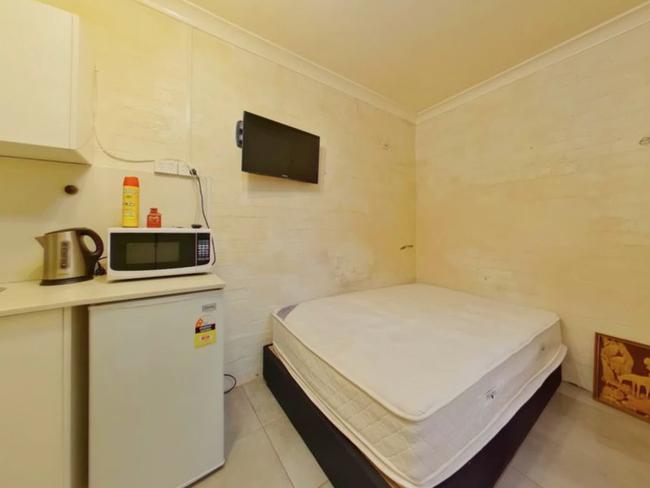 This studio apartment in Paddington has been heavily criticised for its price. Picture Supplied