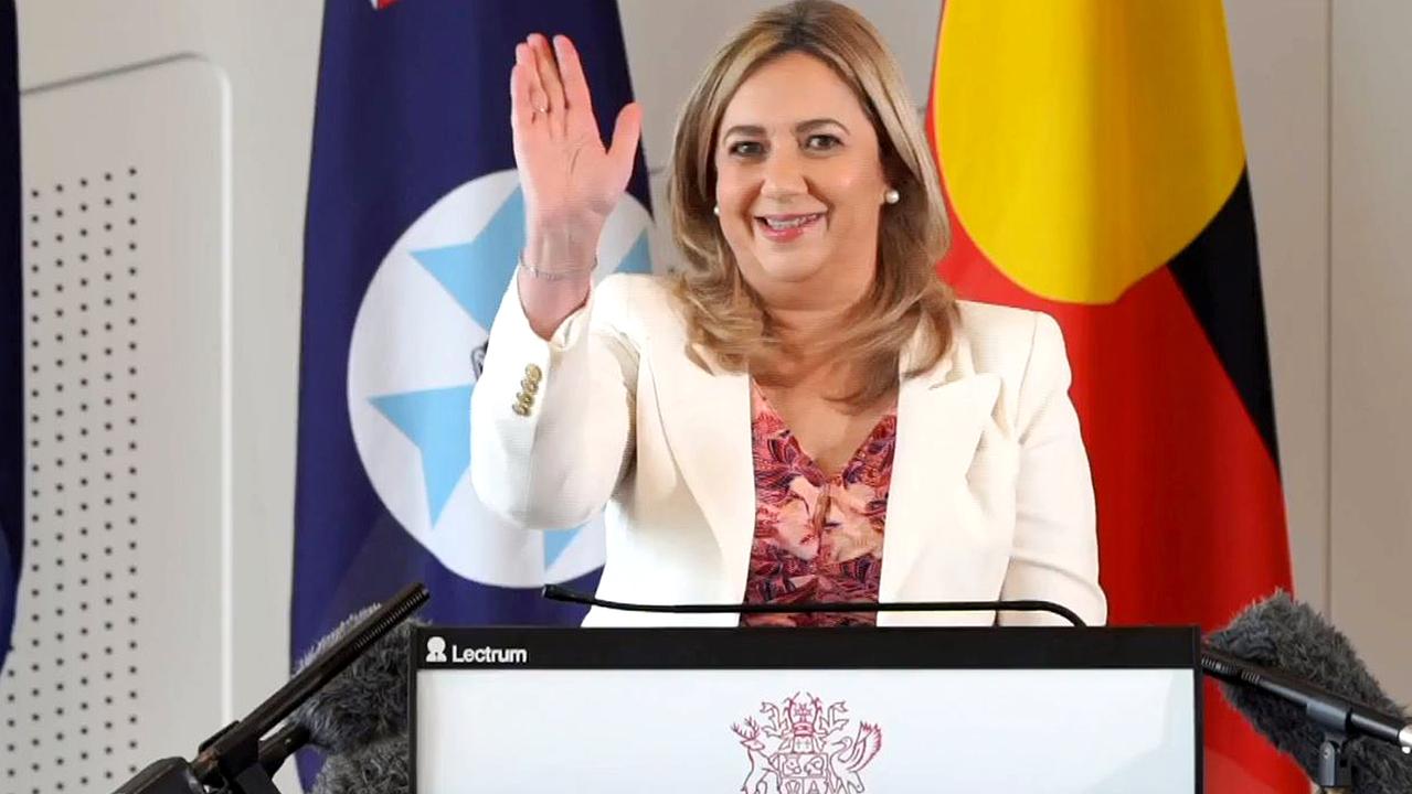 QLD Premier Annastacia Palaszczuk announcing her retirement.