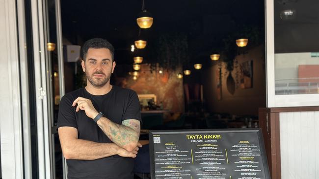 Adriano Antonini opened the Tayta Bar and Restaurant eight months ago. Picture: Mohammad Alfares