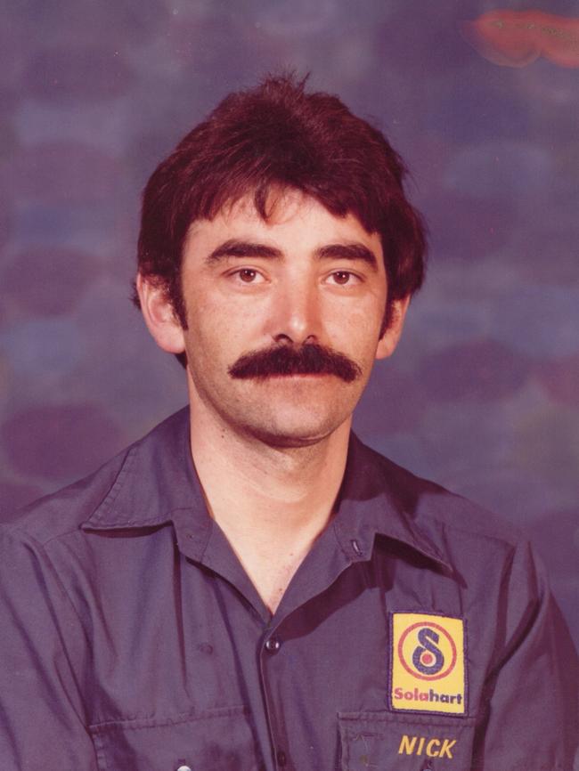 Nick DiMauro pictured during his time working as a plumber.