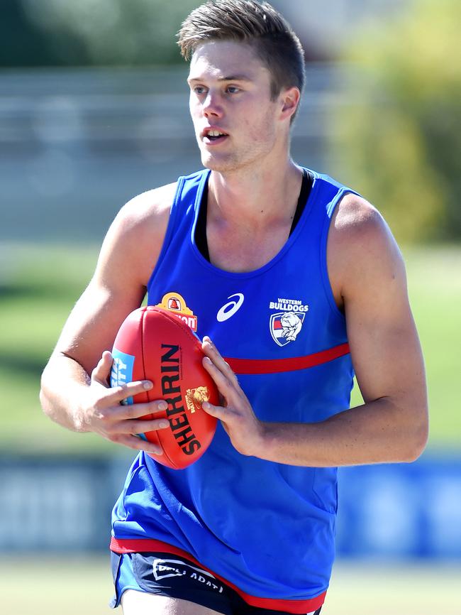 A slimmer Josh Schache wants to prove the doubters wrong. Picture: Nicole Garmston