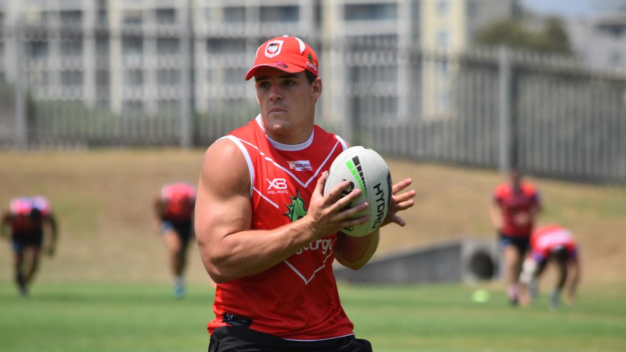 St George Illawarra Dragons young gun Jackson Ford is working hard away from the game. Pics: Supplied.