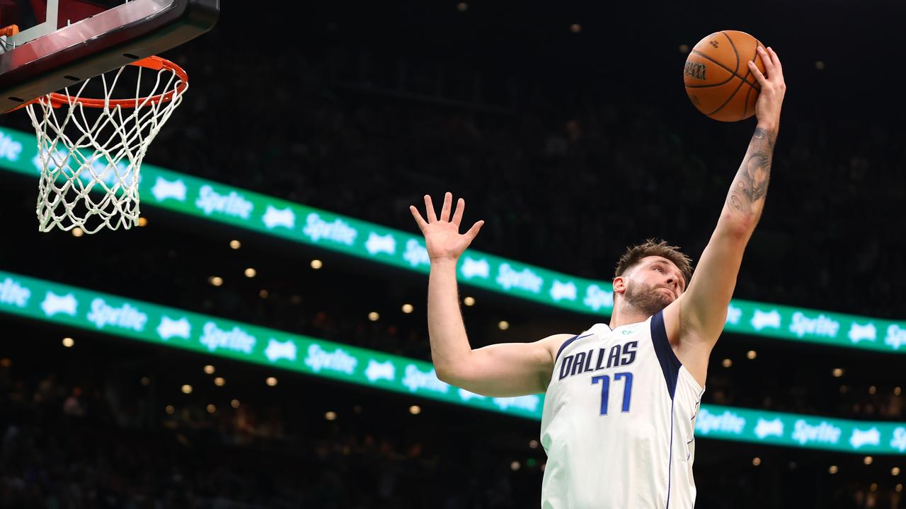 Luka Doncic was heavily involved early. (Photo by Maddie Meyer/Getty Images)