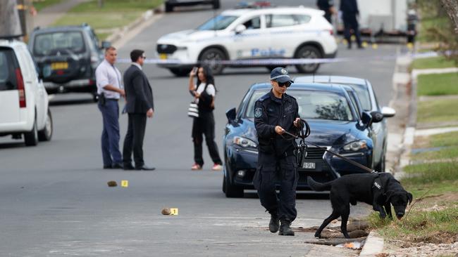 Police are investigating a drive-by shooting in Mount Druitt in Sydney’s west. Picture: NewsWire / Max Mason-Hubers