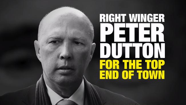 Still from a Labor Party campaign attacking the track record of Peter Dutton. Picture: Supplied