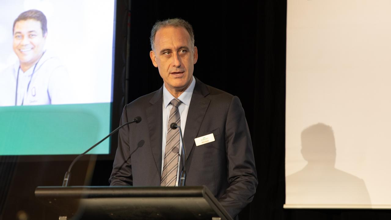 Wesfarmers chief executive Rob Scott says there is strength in the conglomerate model. Picture: David Berrie