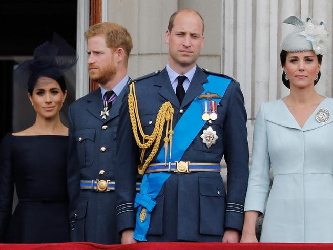 The Sussexes, pictured in 2018, are not likely to meet the Cambridges during their whirlwind UK tour. Picture: Tolga AKMEN / AFP