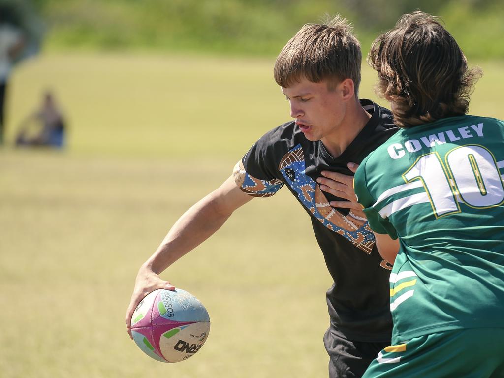 Iona College V Pine Rivers State High at the 2024 Gold Coast Titans All Schools Touch Football Picture: Glenn Campbell