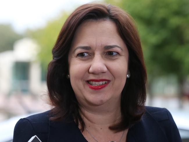 Qld Premier Annastacia Palaszczuk at today's COAG meeting. Picture: Ray Strange.