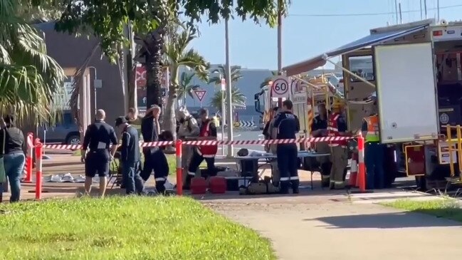 H2O hell: Mackay emergency services respond to reported chlorine spill