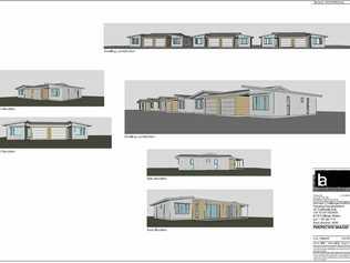 Drawings of planned accomodation in a $6.5 million development in East Lismore. Picture: Contributed