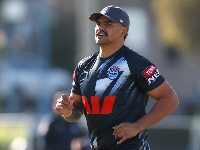 Latrell Mitchell is back with the Blues after missing Origin I. Picture: Getty Images