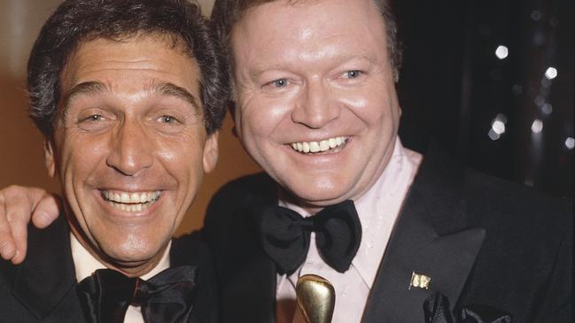 TV Week Logies 1981 Don Lane &amp; Bert Newton. Picture: Channel 9