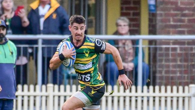 Gordon rugby player Jordan Goddard and his brother Harrison grew up watching a rival team, the Two Blues. Pic: Andrew Quinn.