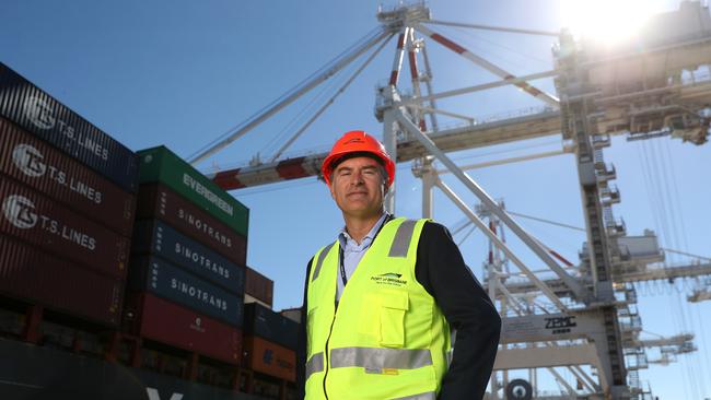 Port of Brisbane CEO Roy Cummins.  Picture: Peter Wallis