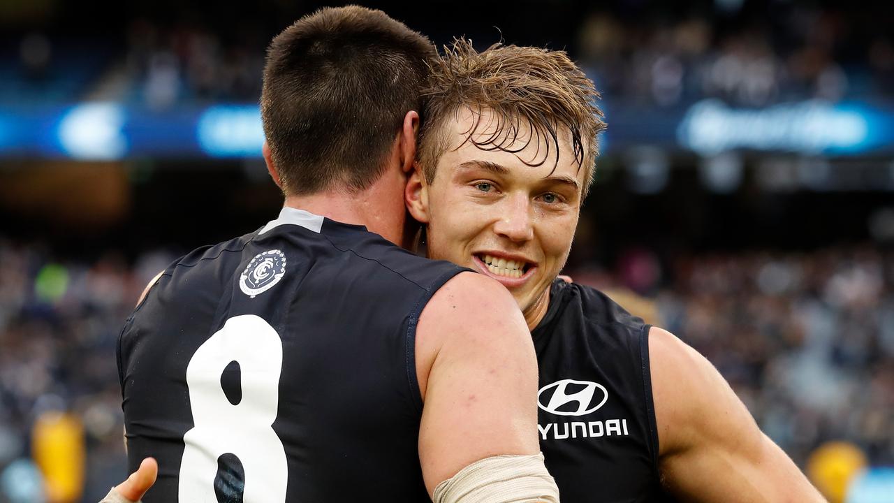 Patrick Cripps of the Blues.