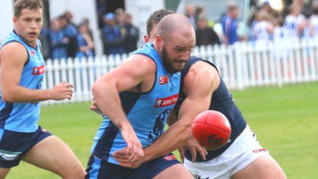 The pressure will be on Sturt and gun Zane Kirkwood as he faces his old side at Alberton Oval on Sunday. Picture: Peter Nelson