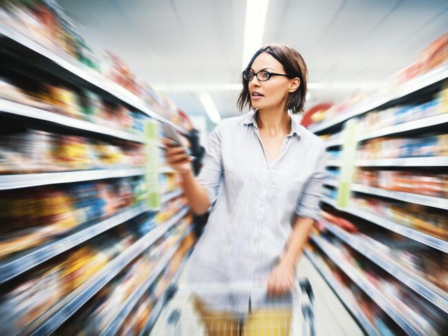 Woman shopping at the supermarket. Picture from iStock