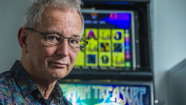 Dr Charles Livingstone says ‘there’s no reason why we need to be playing poker machines at four or five o’clock in the morning – it’s just insane’. Picture: Valeriu Campan