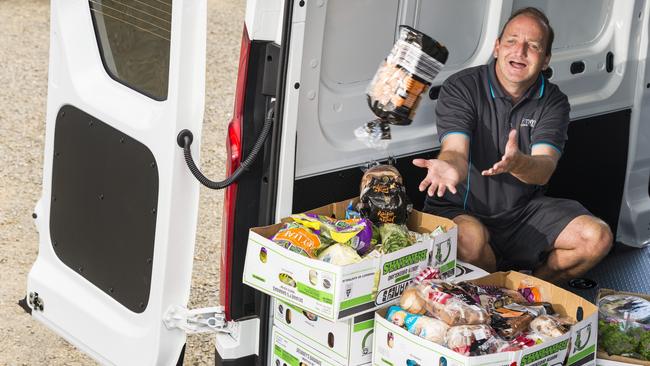 Unpacking the new van is Tony's Community Kitchen founder Tony Hurle. Picture: Kevin Farmer