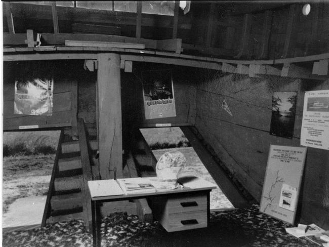 The interior of "The Junk" when it was the Tourist Information Centre in the late 1970s/1980s. Photo: Have you seen the Old Mackay/Mackay Historical Society Collection