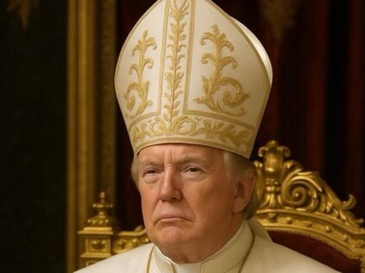 President Donald Trump AI image of himself as the Pope. SourceTruthSocial