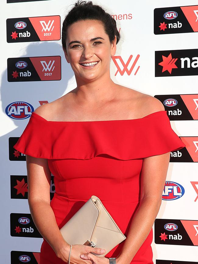 Former Fremantle coach Michelle Cowan at the W Awards. Picture: Ian Currie