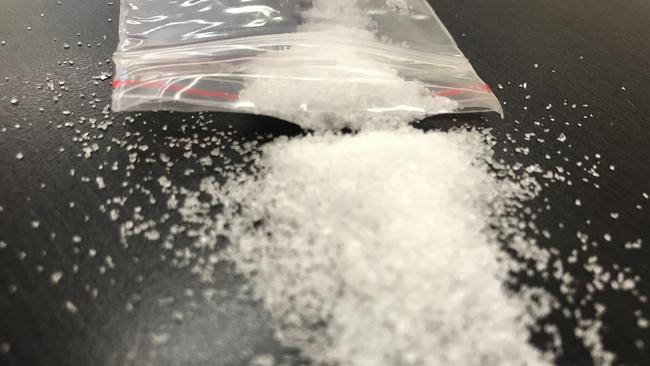 A file picture of methylamphetamine. Police seized nearly 300 grams of ice from Linda Ta’s car.