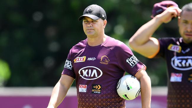 Broncos coach Anthony Seibold. Picture: AAP