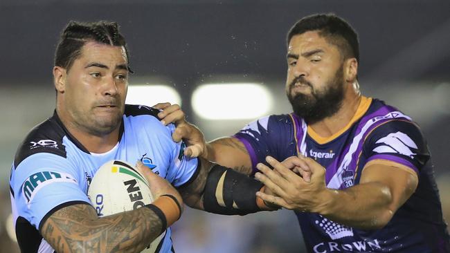 The Sharks can’t win the comp without Fifita. Photo by Mark Evans/Getty Images.