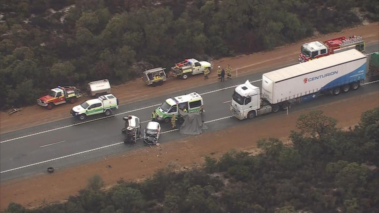 Former AFL player Shannon John Cox, 38, is facing two charges of manslaughter for a crash that killed two elderly women in Western Australia’s Wheatbelt. Picture: 7 NEWS