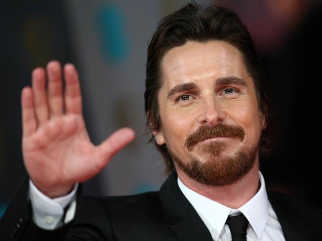 He’s a handful … Batman star Christian Bale. Picture: AFP/Andrew Cowie