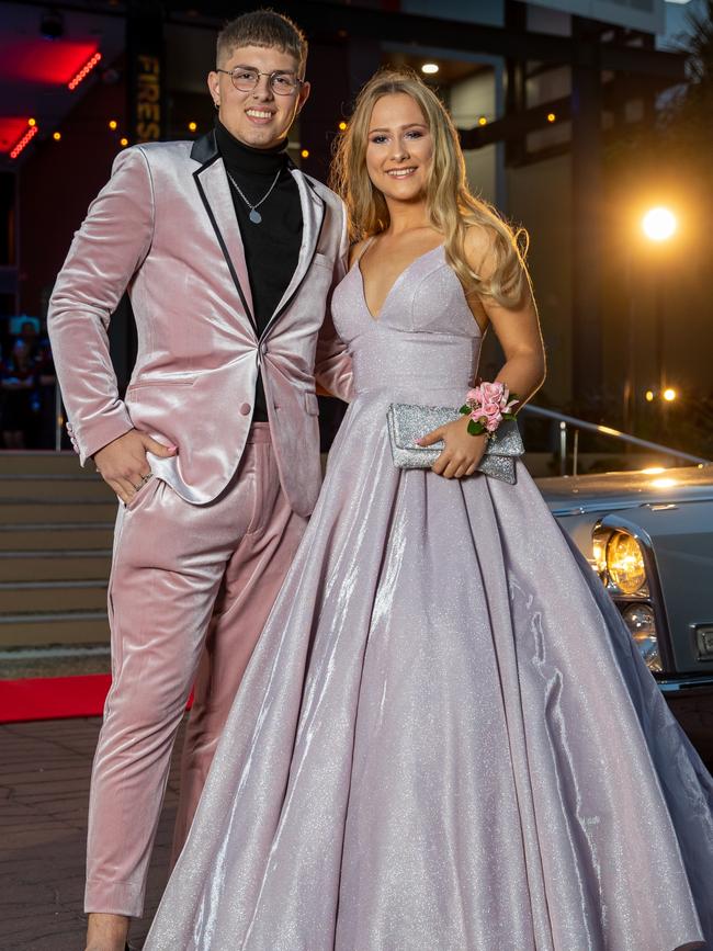 Matthew Coleman and Jess van Rensburg. King's Christian College's 2020 Formal. Photo: Supplied